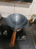 荣事达（Royalstar）章丘手工锻打铁锅圆底老式炒锅无涂层不粘炒菜锅燃气灶带盖34cm 实拍图