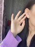 颜如饰七彩山茶花简约百搭耳钉女925银高级感耳环新款耳饰女友生日礼物 E3051_七彩山茶花耳钉-京东配送 实拍图