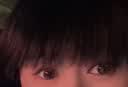 可啦啦美瞳日抛彩色隐形眼镜防蓝光大小直径2片装玻璃糖棕100度 实拍图