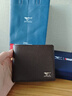 七匹狼（SEPTWOLVES）男士钱包短款真皮牛皮钱夹加厚大容量男式软皮皮夹送男友老公爸爸 丝印狼标加厚啡色3A2923021-02C 实拍图
