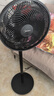 美的（Midea）【超级单品】七叶轻音立式电风扇家用柔风落地扇台式桌面小型风扇大风量节能摇头宿舍电扇 SAF30AB 实拍图