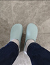 ANNO安诺 手术鞋手术室拖鞋防滑轻便工作鞋护士女护理防护鞋实验拖鞋 浅蓝色 37-38 实拍图