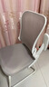 科润电脑椅办公椅学习椅人体工学椅学生椅护腰久坐舒服办公家用电竞椅 加厚海绵-白框灰-透气升降腰托-加粗弓脚 不可调节 可旋转可升降扶手 +8cm加厚坐垫 实拍图