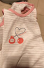 贝瑞加（Babyprints）女孩背心2件装中小童无袖坎肩幼儿园女宝宝纯棉睡衣柔软 樱桃110 实拍图