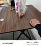 折叠桌餐桌家用小户型吃饭桌简易租房出租屋正方形小方桌子便携式 胡桃+黑架【70*70*74cm】 实拍图