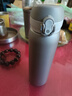 京东京造 保温杯 纯钛弹盖随行【内外纯钛】男女士水杯子 灰色 500ml 实拍图