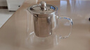 暮云泡茶壶加厚玻璃茶壶大容量办公室茶具养生高硼硅耐高温 450ml 实拍图
