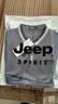 JEEP SPIRIT吉普短袖T恤男夏季男士修身上衣翻领POLO打底衫男装 深灰色 M 实拍图