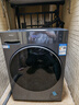 海尔滚筒洗衣机洗烘一体带烘干10KG 537超薄平嵌 525大筒 蓝盾除菌 商场同款 防生锈XQG100-HL58A1 实拍图