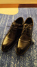 卡帝乐鳄鱼（CARTELO）皮鞋男商务英伦牛皮正装鞋秋冬男士婚鞋加绒鞋子男513 黑色 42 实拍图