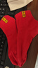浪莎本命年红袜子女纯棉马年结婚平安喜庆过年大红中筒全棉女袜4双 实拍图
