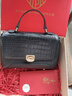 朱尔包包女款2026新款斜挎包牛皮手提包女士包包生日母亲节礼物送妈妈 实拍图