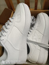 特步情侣男女板鞋小白鞋空军一号春夏透气耐磨百搭运动板鞋休闲鞋 实拍图