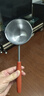 热油小锅泼油锅加厚不锈钢木柄防烫带刻度双倒流口不挂油无涂层 升级款【长柄】300ml 不烫手 实拍图