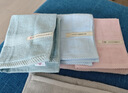 洁丽雅（Grace）抗菌方巾3条装纯棉柔软舒适宝宝儿童吸汗吸水小毛巾擦汗巾运动 实拍图