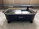 美的（Midea）火锅专用锅 电火锅 烤鱼锅6分钟速沸电锅一体多功能锅电煮锅火锅锅 8L大容量 HGE383051 实拍图