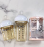 HEGEN海格恩新生儿防胀气奶瓶1-6个月以上ppsu仿母乳宽口径婴儿奶瓶 150ml+ 240ml （白）1-6月 实拍图