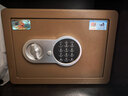 虎牌保险柜家用办公小型电子密码保险箱全钢防盗保管柜内置把手不突兀固定安装 博瑞J系列 25cm 咖啡金 实拍图