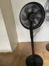 澳柯玛（AUCMA）电风扇交流定频家用风扇大风量落地风扇台地易安装遥控轻音节能对流循环风扇 星空黑 FS-35D909(Y) 实拍图