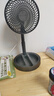 电风扇伸缩折叠小风扇宿舍家用静音充电型办公台式USB桌面宿舍大风力夏台面落地两用折叠电风扇 颜色随机 直插款无档位开关1个装 实拍图