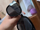 米家小米方框偏光太阳镜 高清男士女款墨镜开车防紫外线眼镜 曜石黑 实拍图