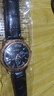 【网红爆款】商务腕表石英运动表休闲皮带男女手表 黑色 实拍图