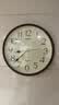 精工新品日本精工11英寸扫秒简约挂钟家用免打孔卧室静音钟表直径28cm 实拍图