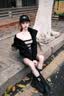 姬欲情趣内衣波点黑丝袜发泄夫妻调情欲望性感诱过膝惑高端攻速战袍jk 实拍图