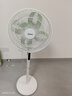 美的（Midea）【幸运草安睡1S】一级能效直流变频声控电风扇家用遥控卧室静音落地扇台式桌面抗菌大风力转页扇 实拍图