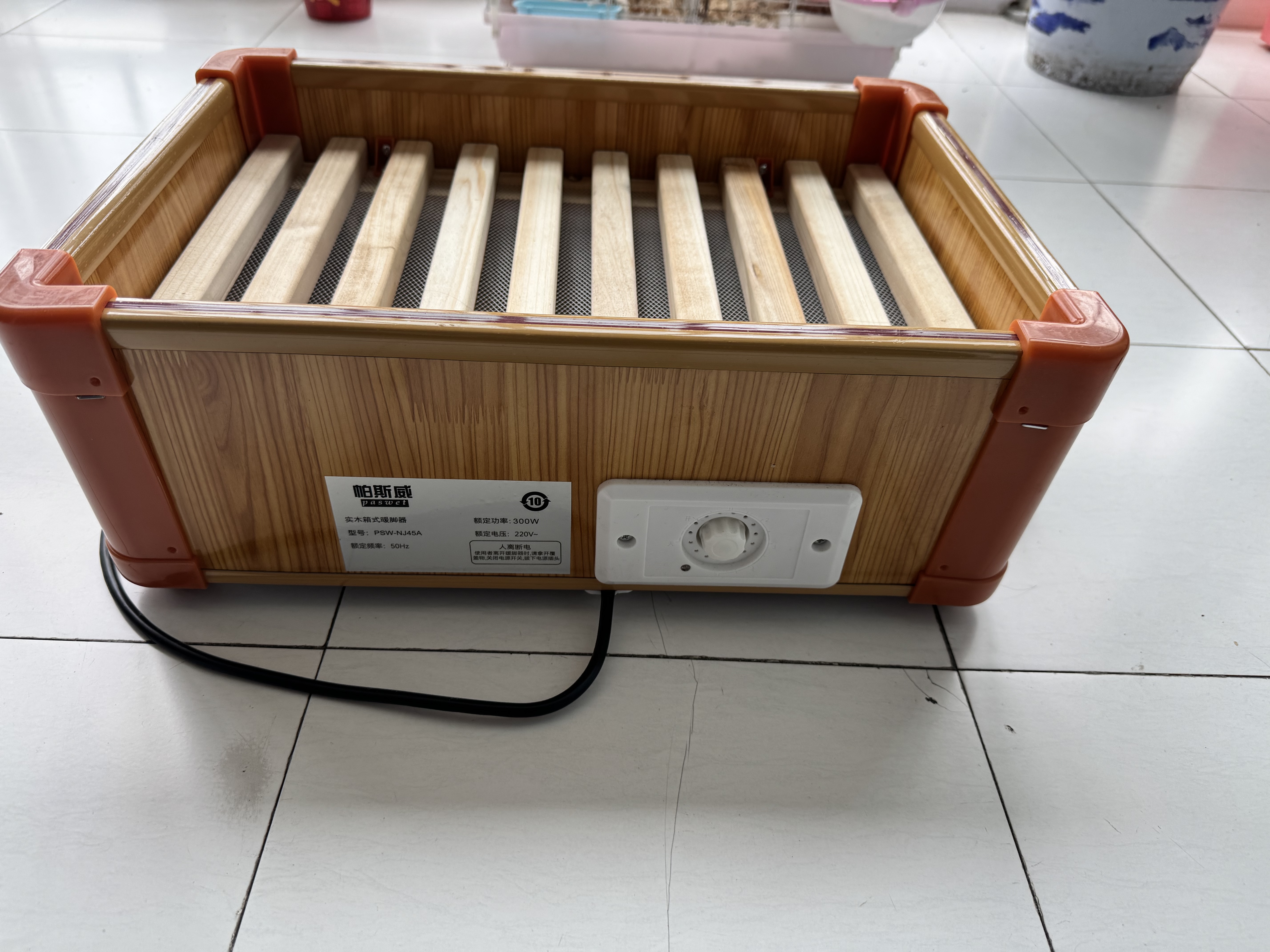实木烤火炉取暖器家用暖脚器石墨烯速热电暖足烤火箱湘森亚都同款办公室烘脚器电烤火盆暖脚神器 45*33cm丨成人款丨石墨烯速热丨智能温控 实拍图