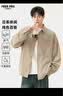 Foss Phil长袖衬衫男士春秋季日系纯色休闲美式衬衣外套男G2510卡其M 实拍图