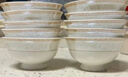 简约防烫吃饭碗套装组合家用陶瓷餐具时尚小资4.5英寸高脚饭碗 4.5英寸 10个 防烫高脚碗 实拍图