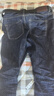 马登工装美式重磅赤耳丹宁牛仔裤男马毛皮牌巴黎扣原牛直筒休闲长裤子 靛蓝 【男士牛仔裤/517西部原牛色/原浆工装裤男款】 32 实拍图