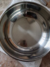 【不锈钢】和面盆厨房烘焙家用火锅盆洗菜打蛋汤锅盆醒面盆料理盆 32cm【热卖款】不锈钢 和面盆 实拍图