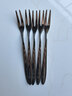 京东京造 叉子 水果叉牛排西餐餐具套装不锈钢【加长叉头】5只装 实拍图