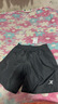 特步（XTEP） 运动裤短裤男裤子夏季男士休闲中裤跑步服黑色速干短裤五分裤男 黑色-（梭织薄款） 推荐 M /170【现货速发】 实拍图
