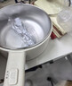 美的（Midea）电煮锅 小电锅 不锈钢0涂层电热锅 宿舍小锅多功能锅 1.6L学生寝室一体泡面小火锅XZC2017G 配蒸笼 实拍图