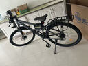 永久自行车成人山地车自行车学生男女铝合金变速公路自行车油碟单车 【钢架/全套轴承】摩天灰 27速 27.5寸【推荐175-195cm】 实拍图