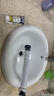 潮窑椭圆形台中盆半嵌入式台上盆洗脸盆洗手盆家用卫生间陶瓷洗面盆 21寸椭圆白色盆 赠送下水 实拍图