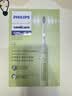 飞利浦（PHILIPS）声波电动牙刷钻石3系 5倍洁齿 5种模式 洁净刷头*2  生日礼物情侣送男生/女友  HX5161/05抹茶绿 实拍图