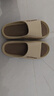 回力居家男士拖鞋室外穿四季防滑臭沙滩凉拖鞋HL02331卡其色42-43码 实拍图