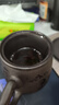 茗客 紫砂办公杯带盖茶杯紫泥茶具男士杯子泡茶水杯办公室水杯大容量带盖过滤个人 马到成功貔貅办公杯 实拍图