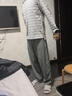 蕉内棉棉305H睡衣男士纯棉家居服情侣款长袖长裤圆领居家套装春夏季 实拍图