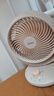 美的（Midea）【小型风扇】轻音台式桌面空气循环扇家用柔风电风扇宿舍办公迷你台扇落地扇空调伴侣 GAF18AD 实拍图