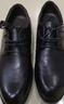 红蜻蜓真皮男鞋春夏舒适商务休闲皮鞋高级正装德比鞋婚鞋WTA7376黑色40 实拍图