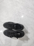 特步男鞋跑步鞋新款夏季厚底旅游透气轻便皮网面休闲运动鞋慢跑鞋子男 黑色 41 实拍图