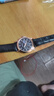 正品男士手表高档休闲石英表简约气质男表皮带高颜值罗马时尚腕表 黑色运动款 实拍图