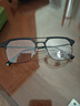 四万公里防蓝光变色眼镜痞帅双梁变色眼镜男潮防蓝光辐射护目平光眼镜框架 实拍图