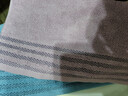 金号毛巾纯棉100%棉洗脸毛巾洗澡全棉强吸水A类素色运动面巾2条装 实拍图