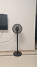 美的（Midea）【超级单品】七叶轻音立式电风扇家用柔风落地扇台式桌面小型风扇大风量节能摇头宿舍电扇 SAF30AB 实拍图